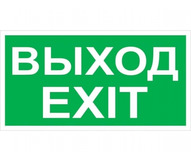 Знак безопасности BL-2010B.E24 "Выход-EXIT" a15043