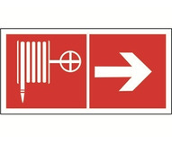 Знак безопасности BL-2010B.F31 "Указатель движения к пожарному крану направо" a18337