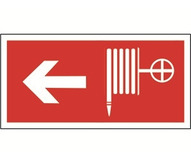 Знак безопасности BL-3015.F30 "Указатель движения к пожарному крану налево" a18403