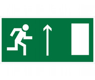 Знак безопасности NPU-1510.E11 "Напр. к эвакуационному выходу прямо (прав.)" a10889