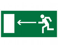 Знак безопасности NPU-2714.E04 "Напр. к эвакуационному выходу налево" a9784