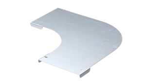 IKLDV3900C | Крышка на угол горизонтальный 90°, осн.900, R300, 1.0мм, нержавеющая сталь