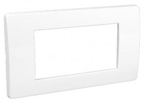 75011W | Рамка на 4 модуля, белая, RAL9010