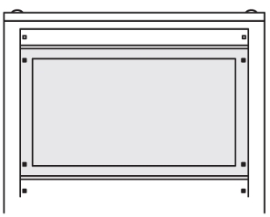R5PA6040 | Секционная панель, углублённая, В=400мм, Ш=600мм
