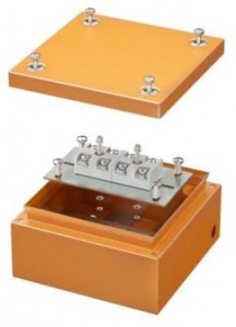FSB30516 | Коробка ответвительная FS стальная с гладкими стенками, 150х150х80мм, 5р, 30A, 16мм2, IP66