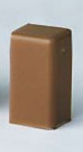 00579RB | LM 40x17 Заглушка коричневая (розница 4 шт в пакете, 20 пакетов в коробке)