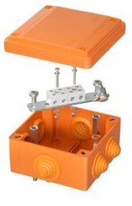 FSK21410 | Коробка ответвительная FS пластиковая с кабельными вводами, 150х110х70мм, 4р, 32A, 10мм2, IP55