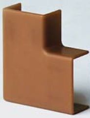 00415RB | APM 25x17 Угол плоский коричневый (розница 4 шт в пакете, 15 пакетов в коробке)