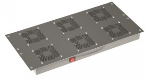 R5VSIT6006FTB | Потолочный модуль 6 вентиляторов с термостатом для крыши 600 RAL9005
