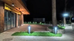 Установка архитектурного освещения в ЖК Мидгард Парк