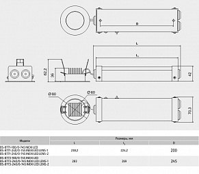 Аварийный светильник BS-ARUNA-1770-150/150-745 LED (=24V) a12294
