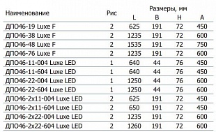 ДПО46-11-604 Luxe LED 1056111604