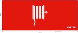 Пиктограмма "ПОЖАРНЫЙ КРАН" красный для аварийно-эвакуационного светильника ip20 V1-R0-70351-21A01-2020