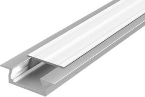 Алюминиевый профиль для LED ленты с рассивателем опал встраиваемый 2000х30х11мм (монтажный размер 24 мм, максимальная ширина ленты 10мм) V4-R0-70.0001.KIT-0202